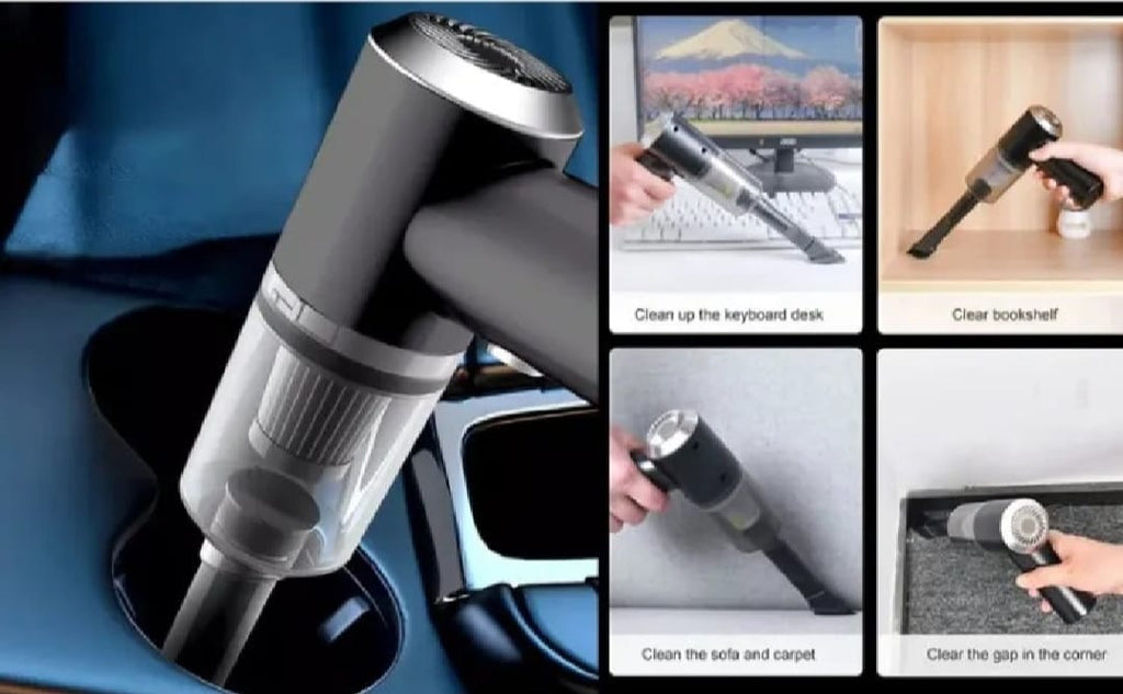 Portable 3 In 1 Mini Home And Car Vacuum Cleaner