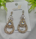 Glamorous Crystal Teardrop Earrings