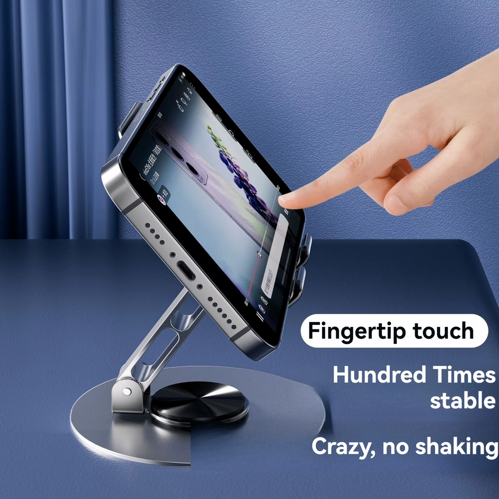 Phone Holder 360 Degree Rotation Adjustment Tablet Mobile Phone Holder - Stainless Steel