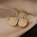 Sparkling Korean Zircon Earrings