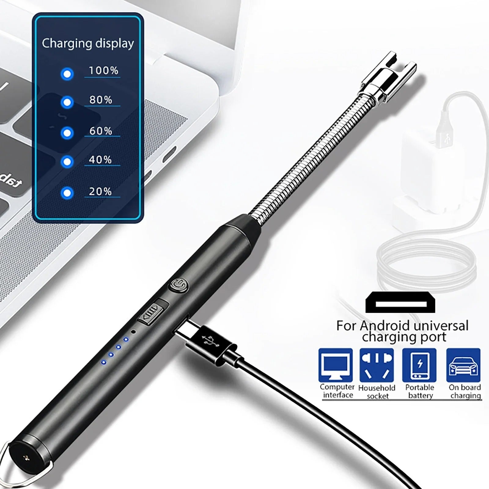 Electric Lighter – USB Rechargeable Flameless