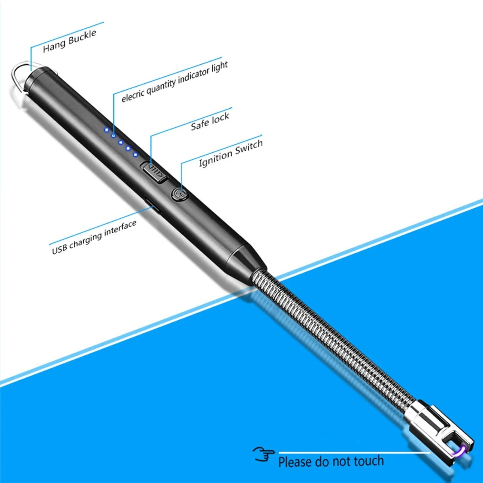 Electric Lighter – USB Rechargeable Flameless