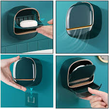Stylish Soap Dish Holder Waterproof for Kitchen and Bathroom