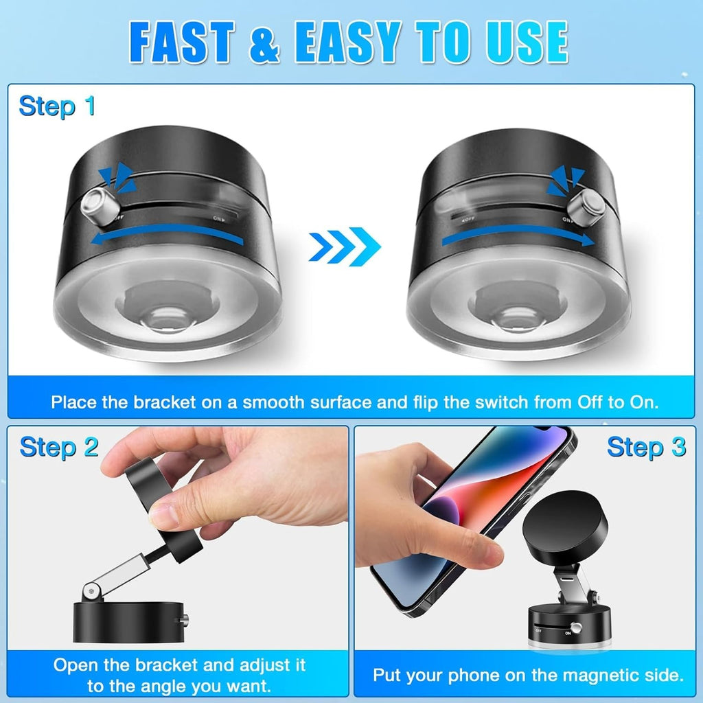 Universal Vacuum Magnetic Suction Stand Phone Holder