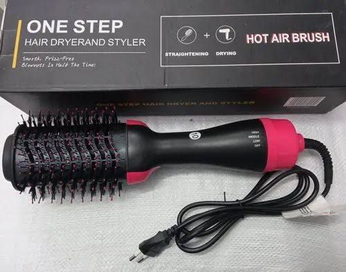 Multi-Function: Straightener, Curler & Roller Comb Hair