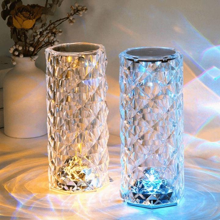 16 Colors Crystal Lamp with Remote