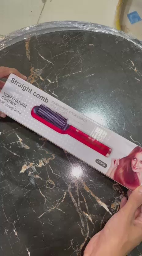 6 Heating Modes Electric Hair Straightener Comb