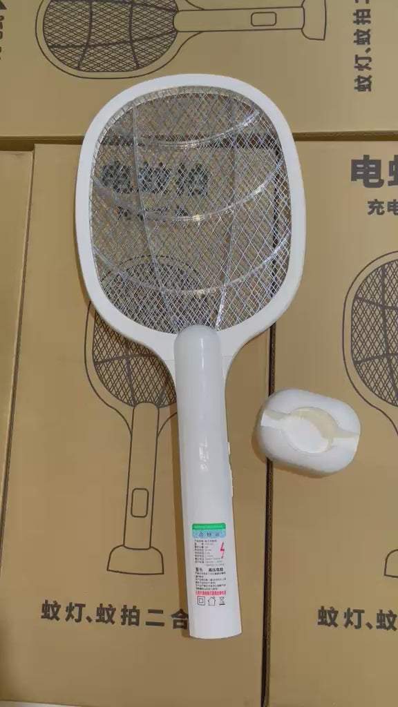 Rechargeable Mosquito Racket With Box & Stand