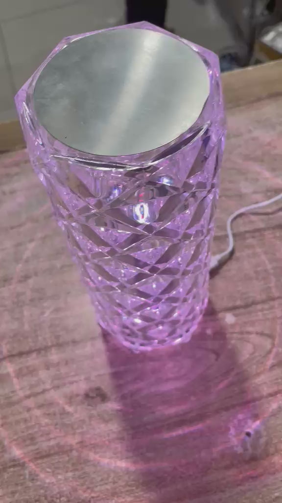 16 Colors Crystal Lamp with Remote